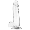 BITE TRANSPARENTE AVEC BOULES 20 CM -O- 4.5 CM