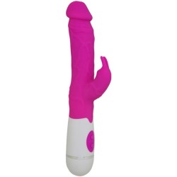 ABRIL VIBRATEUR RABBIT 16 VITESSES ROSE
