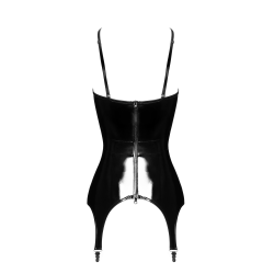F381 Dominae Venom PVC corset-belt