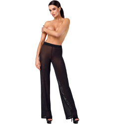 F374 Onyx Sheer Palazzo