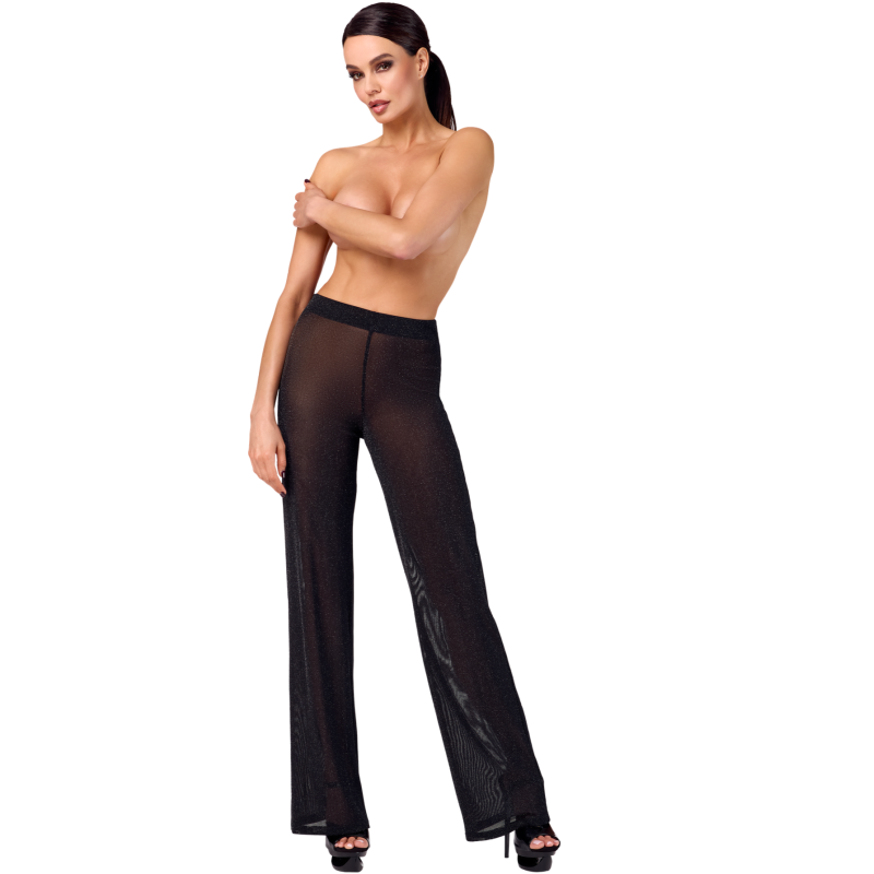 F374 Onyx Sheer Palazzo