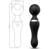 FREEZA MASSAGER & VIBRATEUR TÊTE SUPER FLEXIBLE NOIR