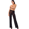 F374 Onyx Sheer Palazzo