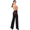 F374 Onyx Sheer Palazzo
