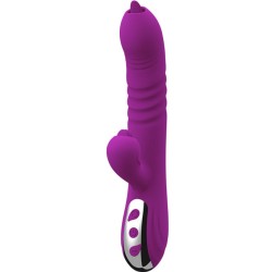 VIBRATEUR MULTIFONCTION FAIRY DOUBLE LANGUE EFFET CHALEUR VIOLET