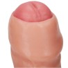 GODE RÉALISTE AVEC PRÉPUCE 21 CM
