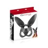 Masque bunny simili cuir réglable