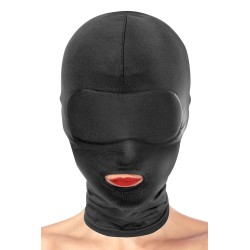 Cagoule BDSM bouche ouverte