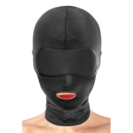 Cagoule BDSM bouche ouverte