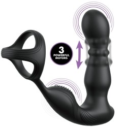 ANNEAU ANAL VIBRANT ET MASSEUR AVEC TÉLÉCOMMANDE