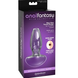 DILATATEUR ANAL GAPER POUR DÉBUTANTS CRISTAL TAILLE S