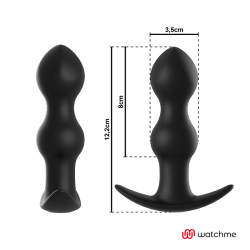WATCHME TÉLÉCOMMANDE PLUG VIBRATEUR ANAL TIBERIO
