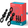 JEU DE PLUGS ANAL 3 PCS NOIR
