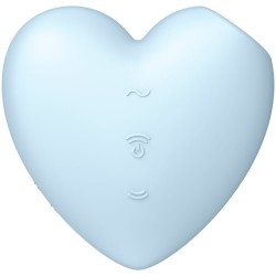 Stimulator clitoridian și vibrator Cutie Heart: Pulsating Air