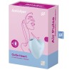 Stimulator clitoridian și vibrator Cutie Heart: Pulsating Air