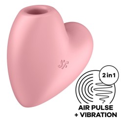 Stimulator clitoridian și vibrator Cutie Heart: Pulsating Air