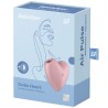Stimulator clitoridian și vibrator Cutie Heart: Pulsating Air