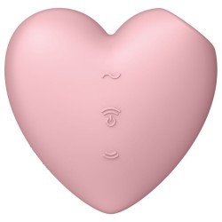 Stimulator clitoridian și vibrator Cutie Heart: Pulsating Air