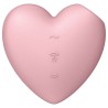 Stimulator clitoridian și vibrator Cutie Heart: Pulsating Air