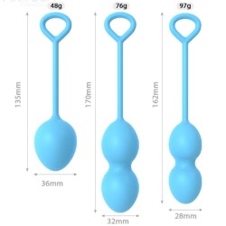 ANABIOSIS HALTÈRE VAGINALE 3 NIVEAUX BLEU