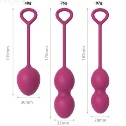 ANABIOSIS HALTÈRE VAGINALE 3 NIVEAUX BOURGOGNE