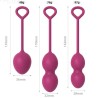 ANABIOSIS HALTÈRE VAGINALE 3 NIVEAUX BOURGOGNE