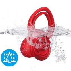 ANNEAU VIBRATEUR COEUR ROUGE