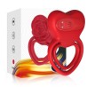ANNEAU VIBRATEUR COEUR ROUGE