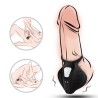 ANNEAU VIBRATEUR MANTA SCROTUM TÉLÉCOMMANDE NOIR
