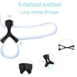 ANNEAU VIBRATEUR & MULTIPOSITION NOIR