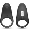 ANNEAU VIBRATEUR SHARK POUR COUPLES TÉLÉCOMMANDE NOIR