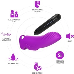 AURORA VIBRATEUR DOIGT VIOLET