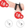BAGUE DOUBLE ÉLASTIQUE DUALRING NOIR
