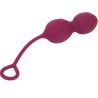 HALTÈRE VAGINALE VIBRATION TÉLÉCOMMANDE 10 VIBRATIONS ROUGE FONCÉ