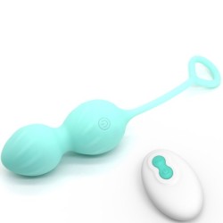 TÉLÉCOMMANDE DE VIBRATION DHALTÈRE VAGINALE 10 VIBRATIONS VERT