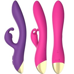 BONNIE VIBRATEUR LAPIN VIOLET