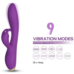 BONNIE VIBRATEUR LAPIN VIOLET
