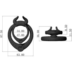 BULLS PASION ANNEAU NOIRE