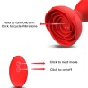 EXTREME A BLOOM VIBRATEUR ROSE ET PLUG ANAL TÉLÉCOMMANDE ROUGE