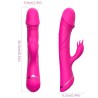 GODE VIBRATEUR LAPIN SILICONE FUCHSIA
