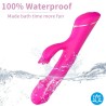 GODE VIBRATEUR LAPIN SILICONE FUCHSIA