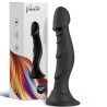 GODE VIBRATEUR & PLUG ANAL TÉLÉCOMMANDE NOIR