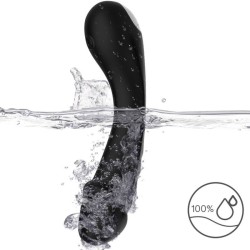 GODE VIBRATEUR POINT G SILICONE NOIR