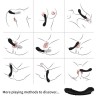 GODE VIBRATEUR POINT G SILICONE NOIR