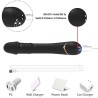 GODE VIBRATEUR SILICONE NOIR