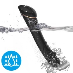 GODE VIBRATEUR SILICONE NOIR