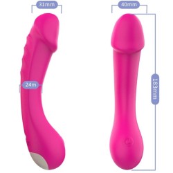 GODE VIBRATEUR SPOT G SILICONE FUCHSIA