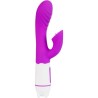 HAPPY VIBRATEUR & STIMULATEUR AVEC LANGUE RECHARGEABLE VIOLET