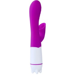 HAPPY VIBRATEUR & STIMULATEUR AVEC LANGUE RECHARGEABLE VIOLET