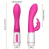 HAPPY VIBRATEUR & STIMULATEUR DE LAPIN FUCHSIA